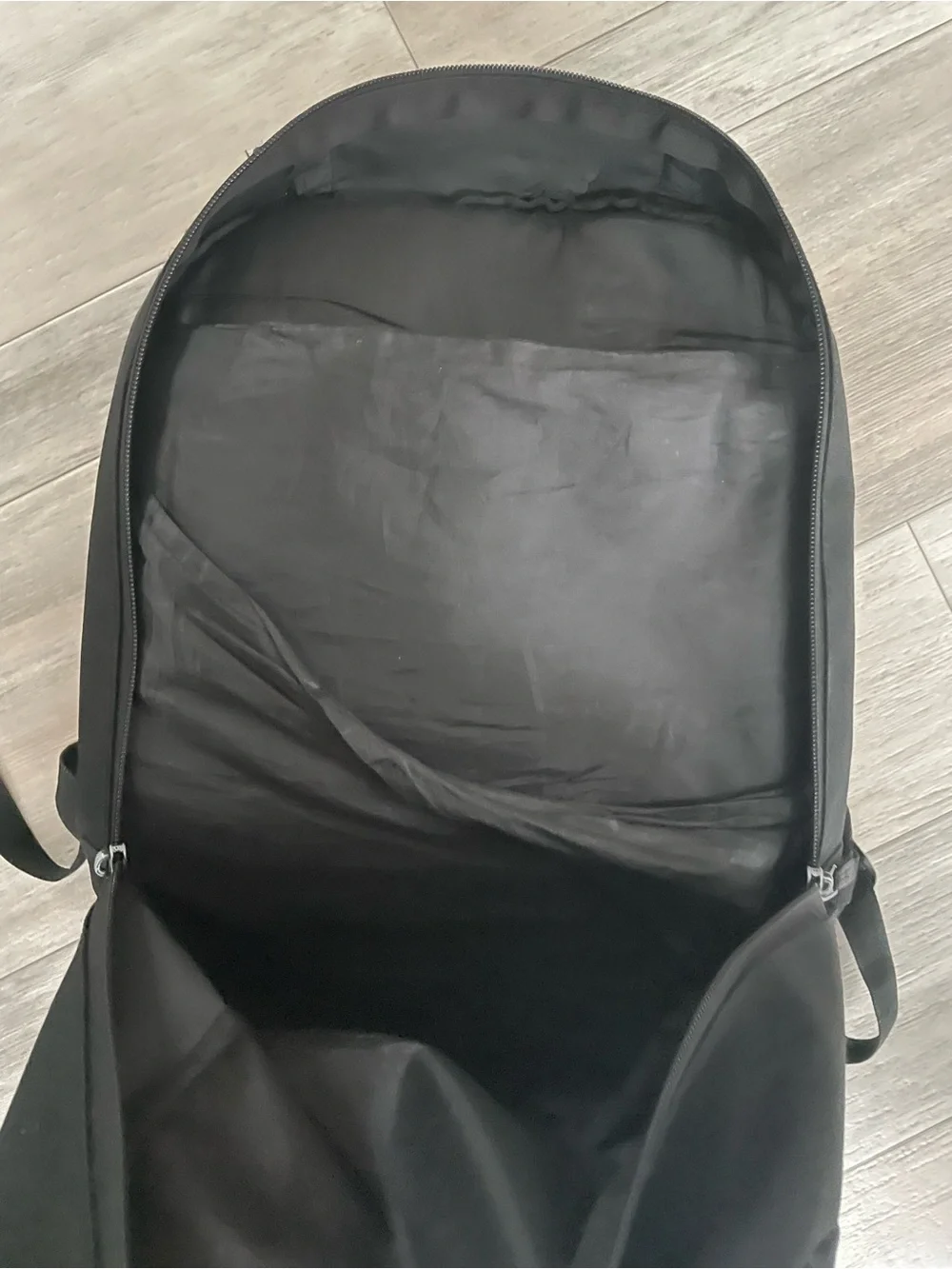 Demon Slayer Black Anime-Graphic Backpack with Multicolor Panels